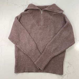 Cupcakes & Cashmere Quarter Zip Sweater
